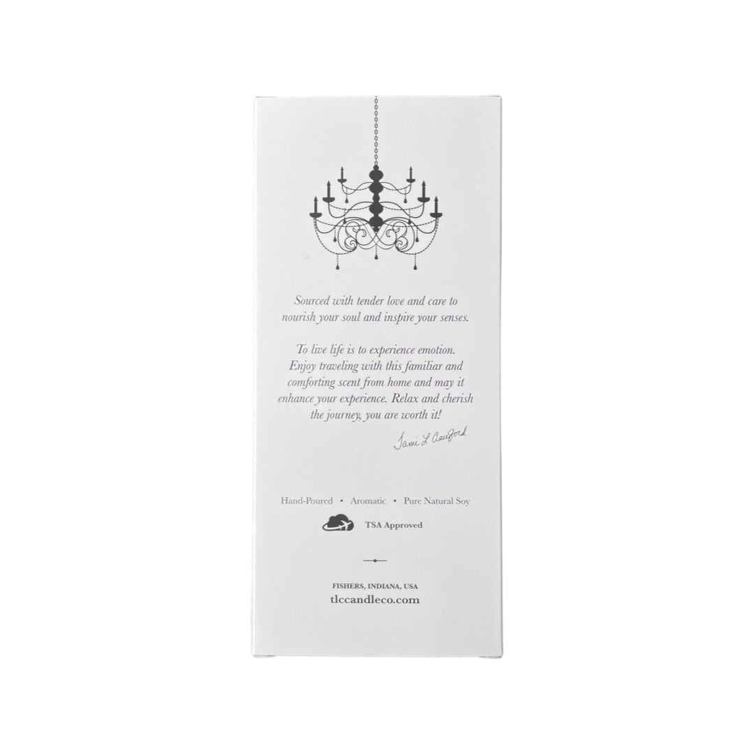Travel Candle with Matches - Grapefruit Mojito